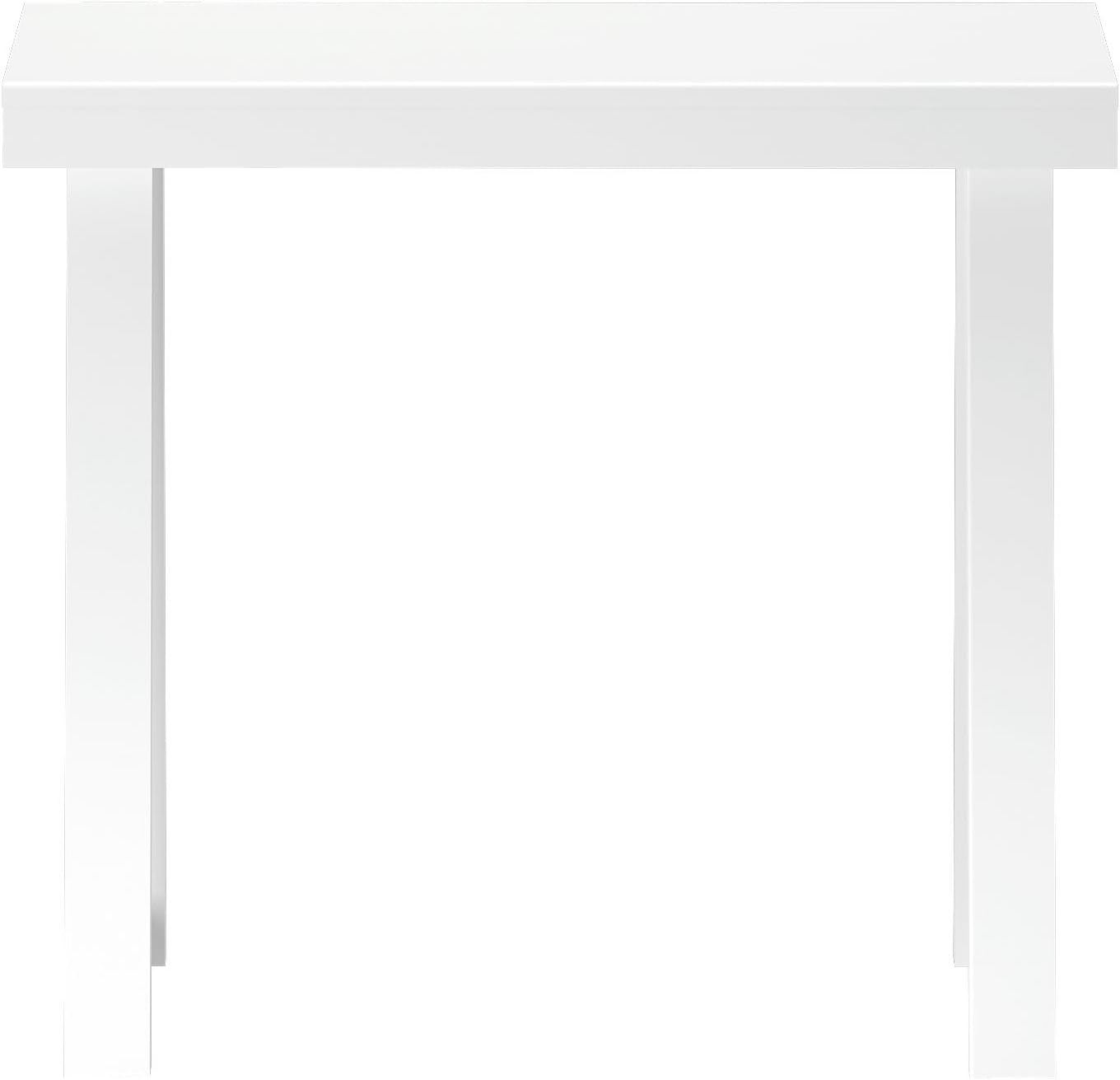 Plank+Beam Solid Wood Console Table, 36 Inch, Sofa Table, Narrow Entryway Table for Hallway, Behind The Couch, Living Room, Foyer, Easy Assembly, White