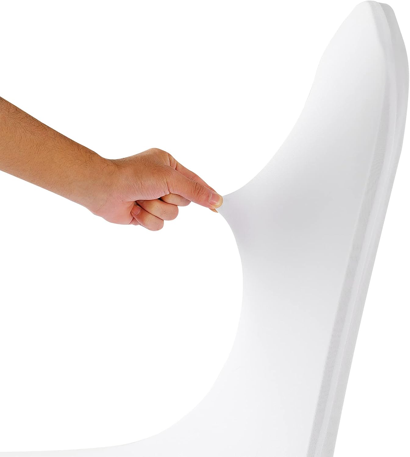 Spandex Chair Cover,50PCS,Chair Covers,Living Room Chair Covers,Removable Chair Cover Washable Protector Stretch Chair Cover for Party, Banquet,Wedding Event,Hotel(White)