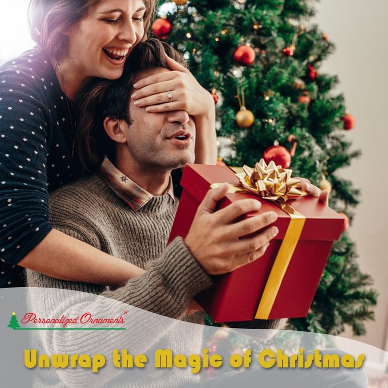 Personalized Family Ornament 2024, Bear Family of 4 Christmas Tree Ornament, Customized Teddy Bear Ornaments for Christmas Tree Decor, Unique Bear Gifts for Mom, Dad, Grandkids, Grandma, Grandpa