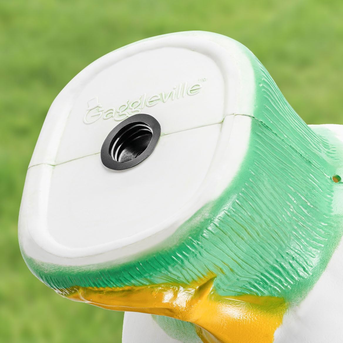 Fox Valley Traders Gaggleville Porch Goose Large White Goose Statue – Charming 23" Outdoor Decorative Figurine for Garden, Patio, or Entryway Accent