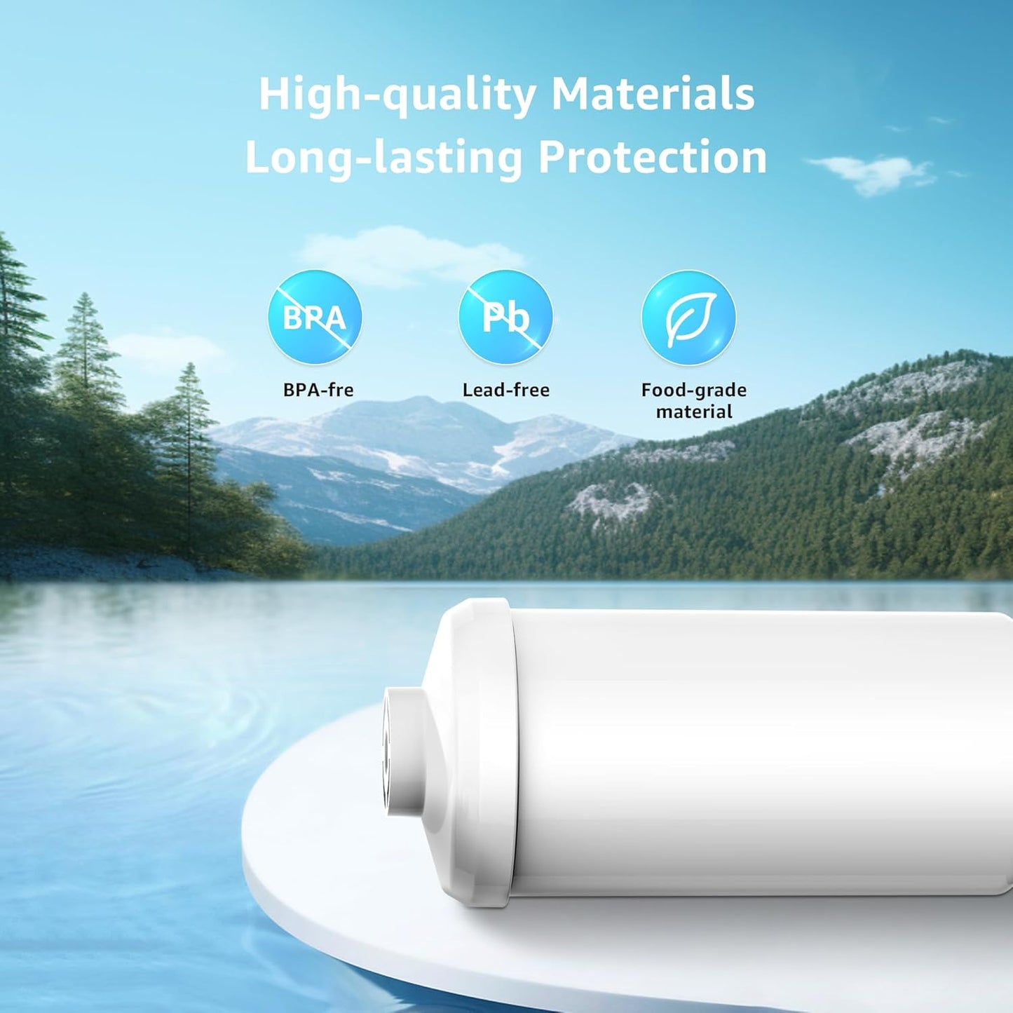 AQUA CREST Fluoride Water Filter, Replacement for Berkeyยฎ PF-2ยฎ Fluoride Reduction Elements, Berkeyยฎ Gravity Filtration System, NSF/ANSI 372 Certified, Pack of 2