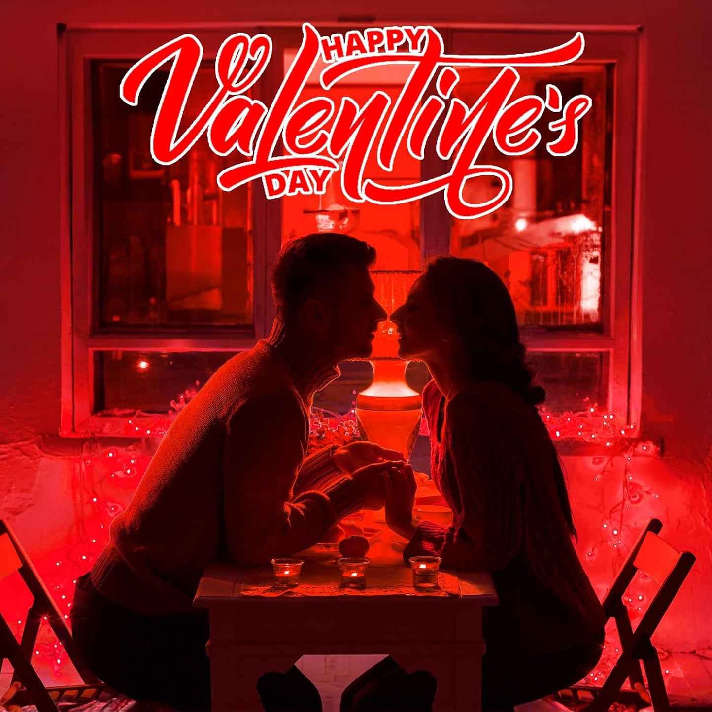 Red String Lights Battery Operated, 4 Pack 8 Feet 20 LED String Lights with 8 Modes Waterproof Tree Lights for Outdoor Indoor Holiday Party Garden Tree Decorations