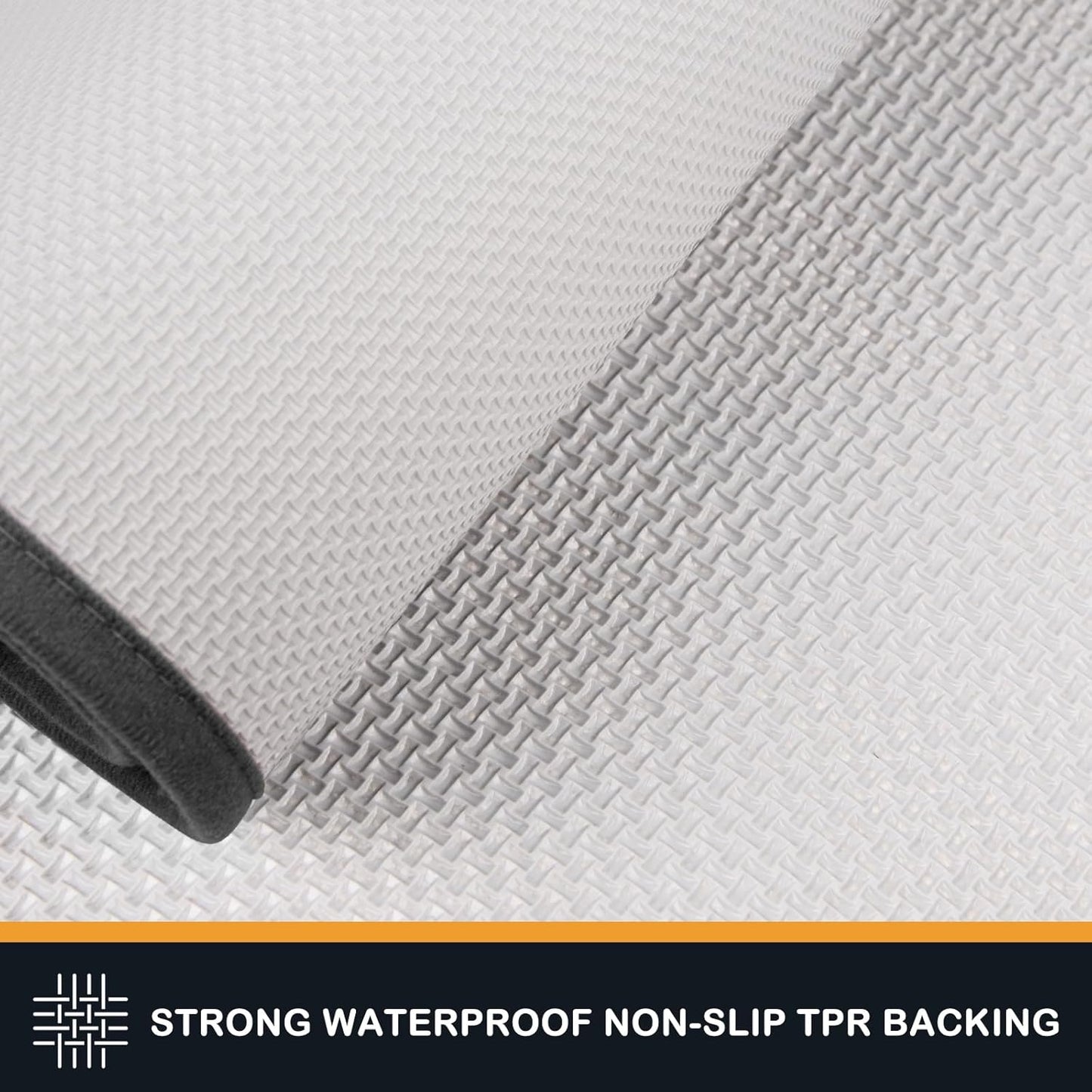 PURRUGS Dirt Trapping Door Mat 32" x 70", Non-Slip/Skid Machine Washable Entryway Rug, Dog Doormat, Super Absorbent Welcome Mat for Muddy Wet Shoes and Paws, Charcoal