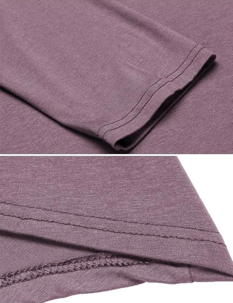 Tobrief Women's Long Sleeve V-Neck Shirts Fall Graphic Tees Loose Casual T-Shirt