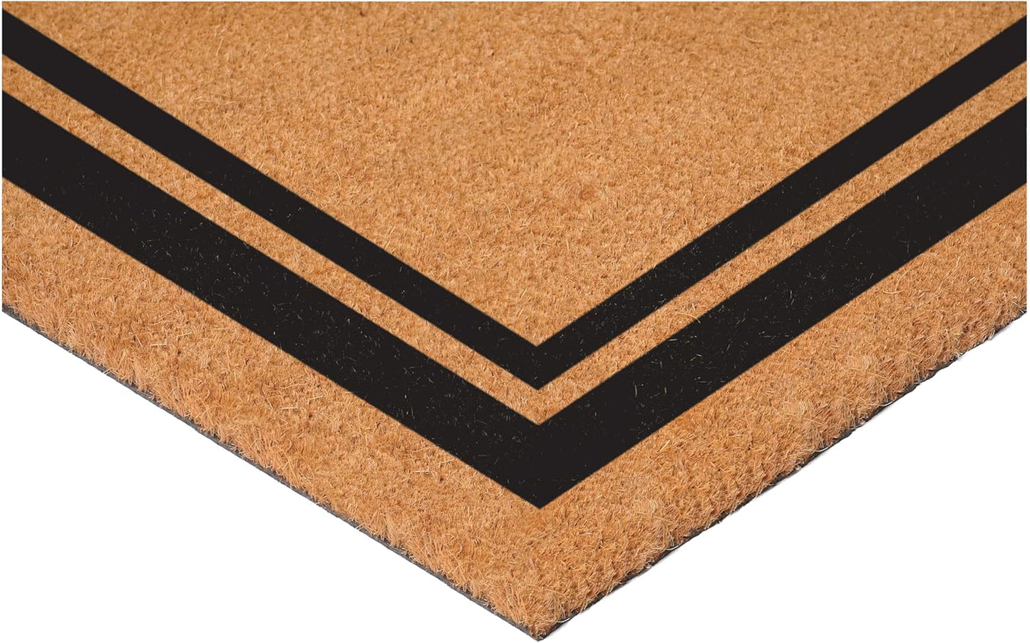 Calloway Mills 152962436B Black Border 24" x 36" Monogram Doormat, (Letter B)