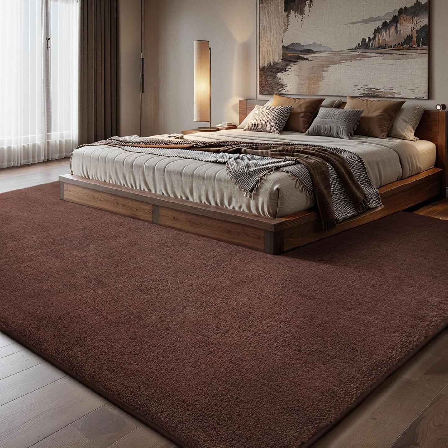 Sour Lemon 5x7 Area Rugs for Living Room, Soft Large Area Rug Fluffy Rugs for Bedroom,Machine Washable Area Rug Non Slip Carpet Rug for Living Room Playroom Kids Room Home Decor