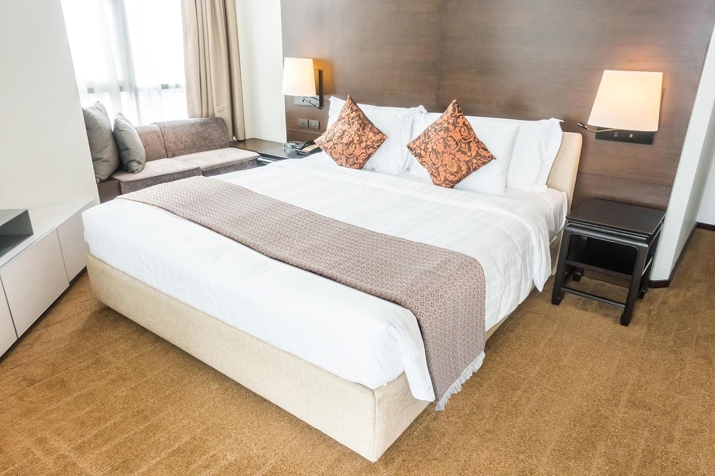 Gold Case Throw Blanket for Couch - 100% Recycled Turkish Cotton Blankets & Throws - Retro Soft Throw Blankets for Living Room Sofa - Boho Decorative Woven Throws for Couch - 60x80 - Black