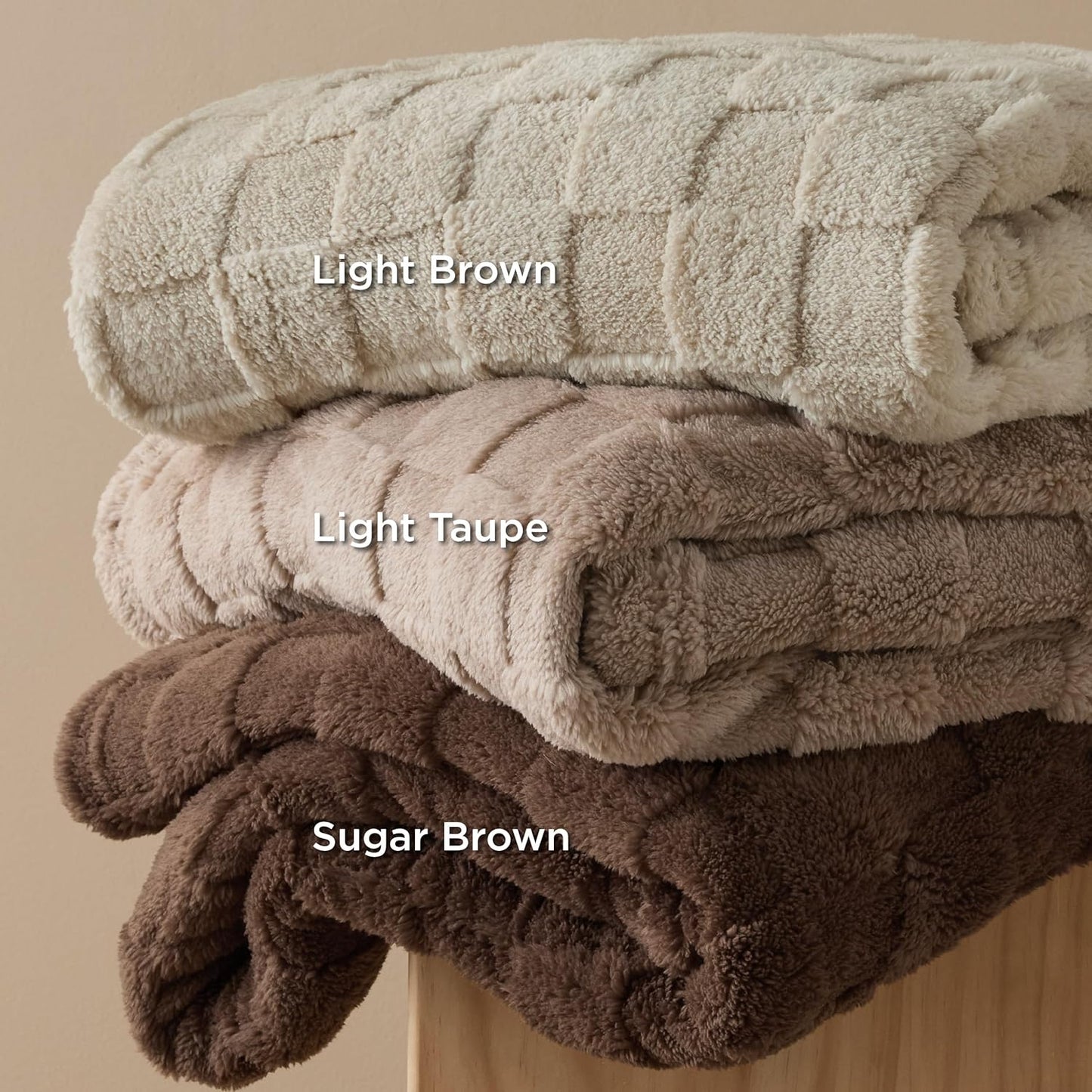 Bedsure GentleSoft Twin Blanket for Bed Dark Brown - Super Soft Cozy Blankets for Women Men Girls, Cute Fuzzy Fleece Throws for Bedroom Couch, 60x80 Inches