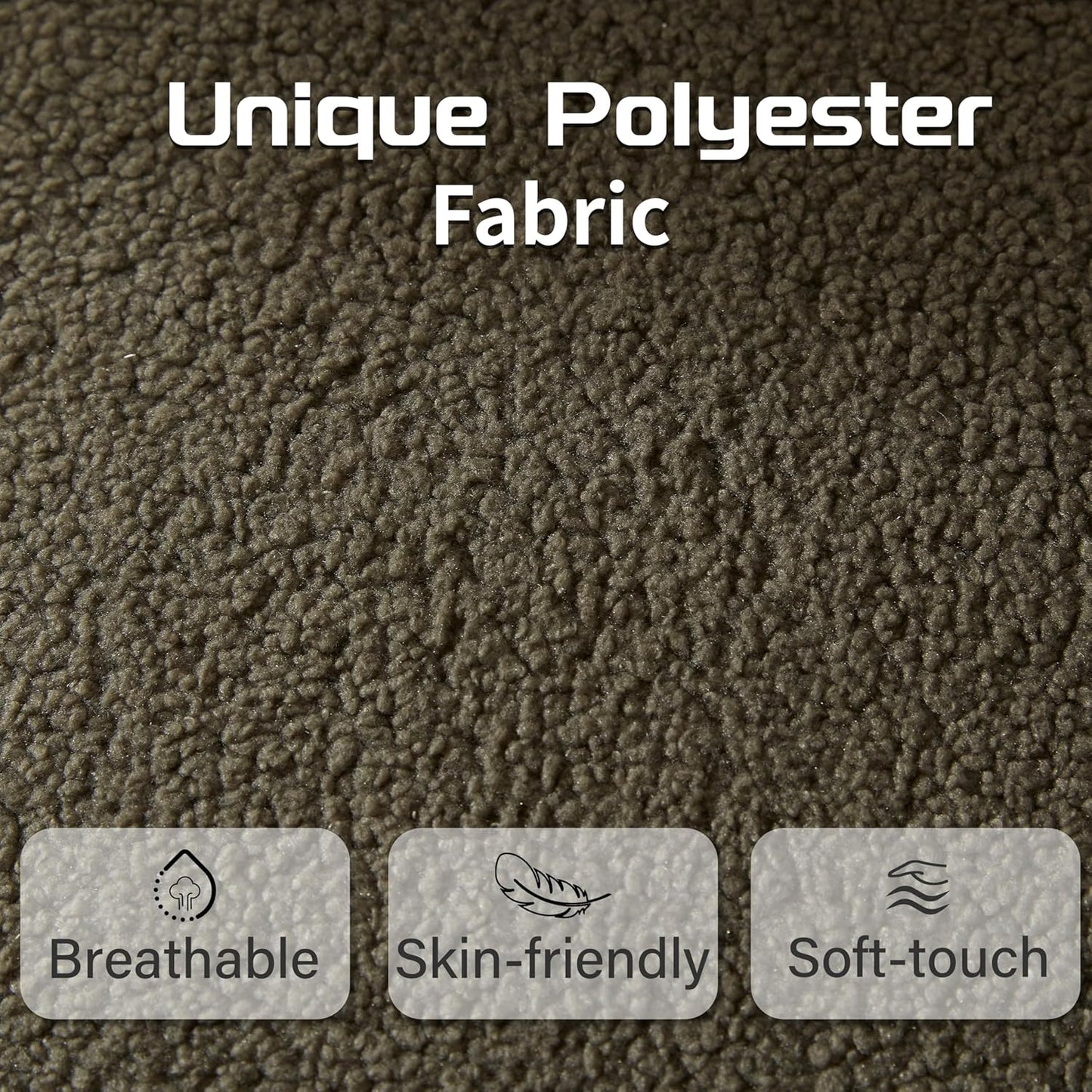 VKNOW Accent Chair Living Room Chair Set of 2, Modern Upholstered Armchair with Solid Wood Legs, Comfy Barrel Arm Chairs for Living Room Bedroom, Sage Green