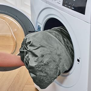 Bean Bag Chairs for Adults - Memory Foam Furniture BeanBag Chair - Kids/Teens Sofa with Soft Micro Fiber Cover - Round Fluffy Couch for Living Room Bedroom College Dorm - 4.5 ft, Gray Stripe