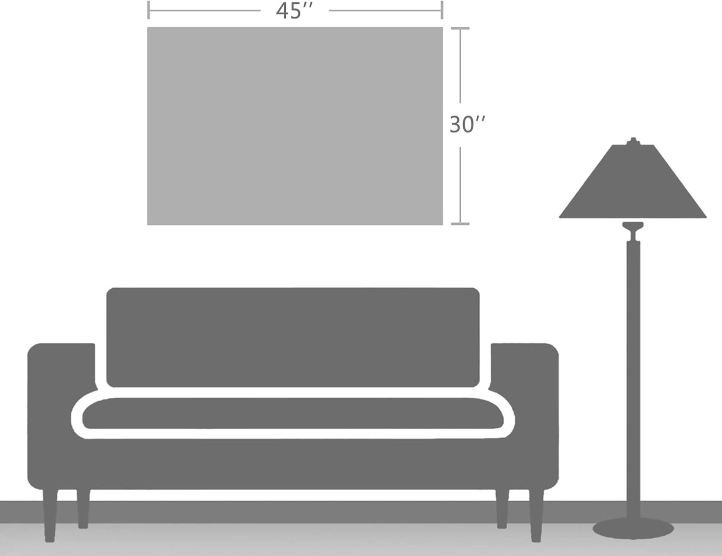 cozy country Ocean Wall Art 45"x30" - Coastal Pictures Beach Canvas Decor - Seashore Artwork Seascape Hand Painting for Living Room, Bedroom, Sea House