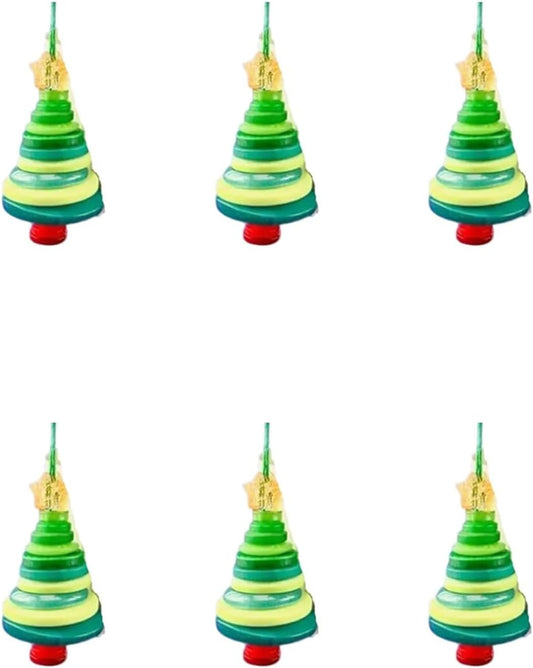 DIY Christmas Button Ornament Making Set - Snowman/Santa/Angel, Fun Holiday Craft Kit for All Ages, Ideal Xmas Tree Hanging Decor & Festive Gifts (6pcs-D)