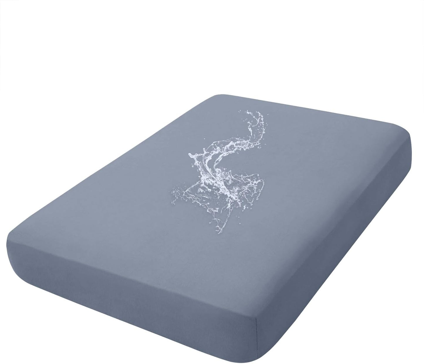 hyha Waterproof Couch Cushion Covers, Stretch Sofa Couch Seat Slipcover for Dog Washable, Non-Slip Waterproof Outdoor Cushion Covers for Patio Furniture Replacement (1 Piece for Large, Grey)