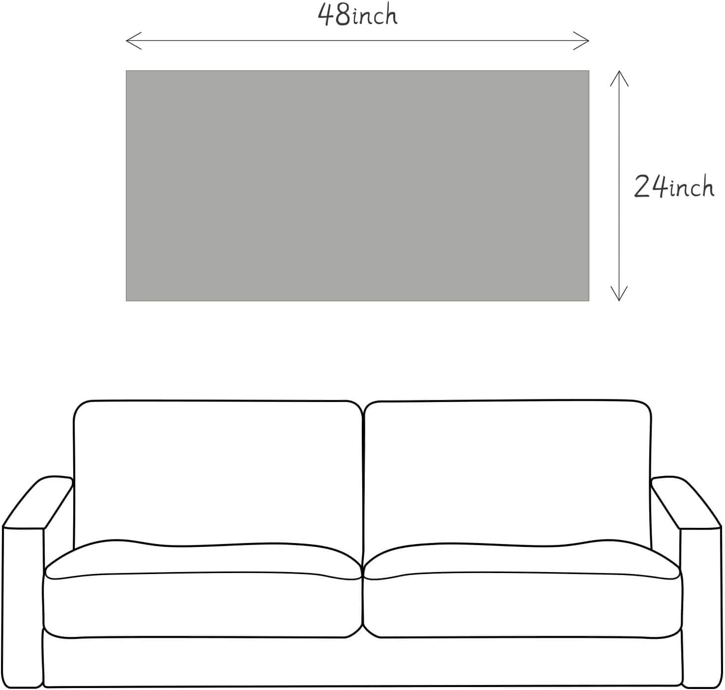 Beach Sea Canvas Wall Art: Coastal Reed Hand Painting Abstract Blue Ocean Sailboat Nautical Picture Modern Seascape Grass Path Artwork Decor for Living Room Bathroom Bedroom