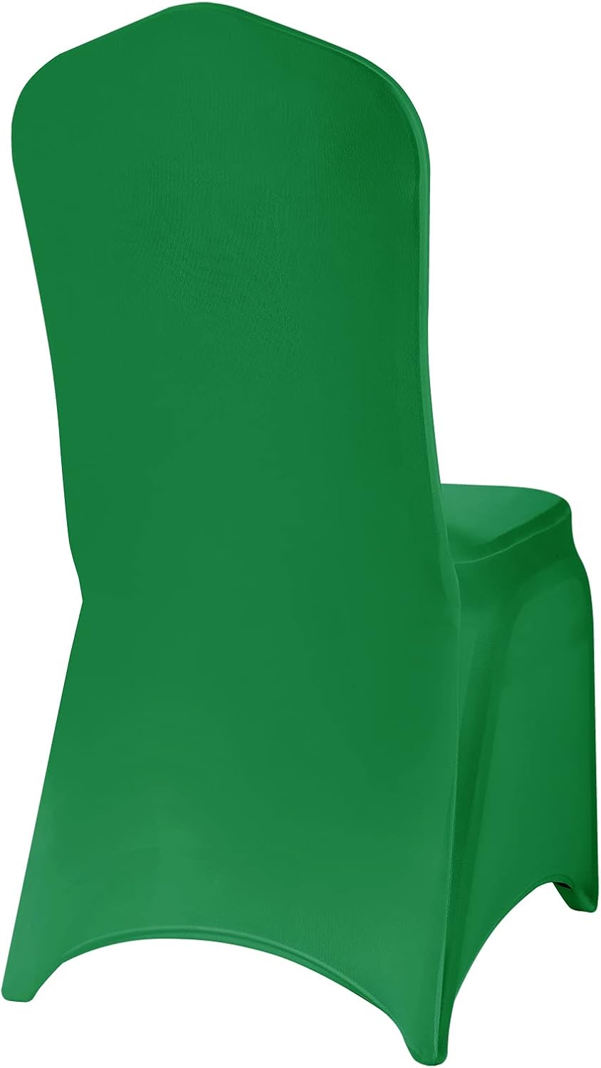 Spandex Chair Covers, 12PCS, Washable Protector for Living Room, Party, Banquet, Wedding, Hotel (Emerald)