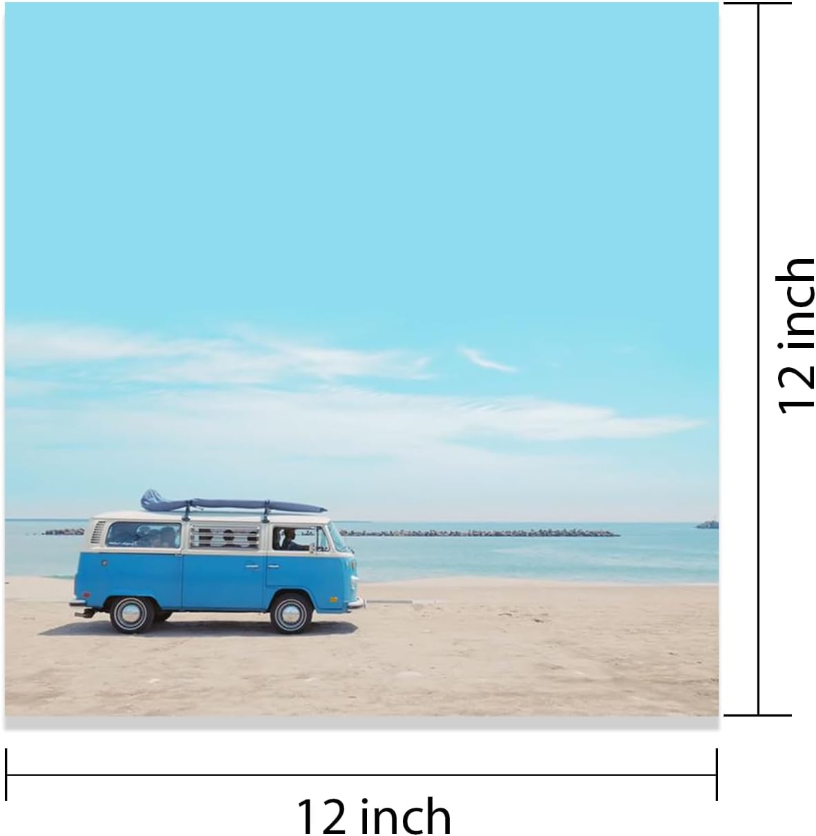 GZZFXXD Personalized Custom 12''x12'' Canvas Prints with Your Photo/your Image Large Wallart Wall Decor for Bedroom Dining room Living room Children's room(Unframed)