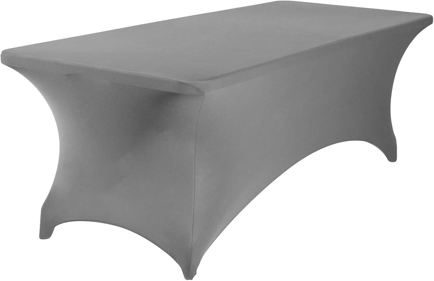 Spandex 8ft Waterproof Table Cover for Party,Wedding, Banquet, and Events(Gary)