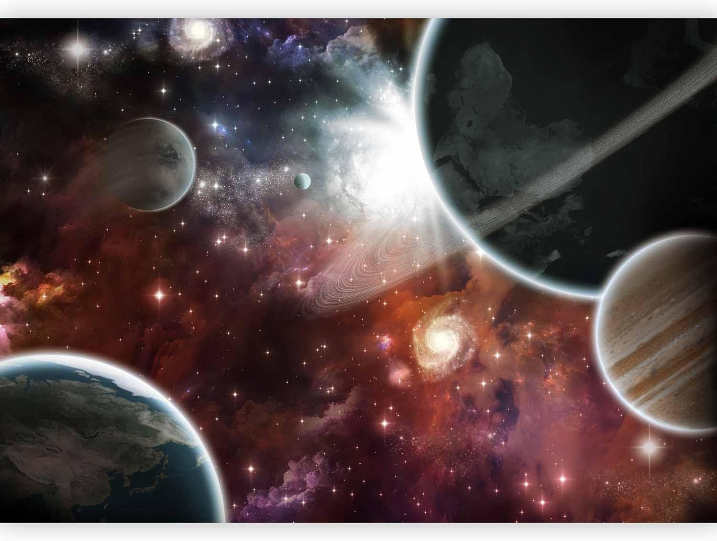 artgeist Premium Wall Mural Cosmos Galaxy 98x69 in - XXL Non-Woven Wallpaper Fleece Wall Decor Photo Print Picture Image Design Home 10110905-32