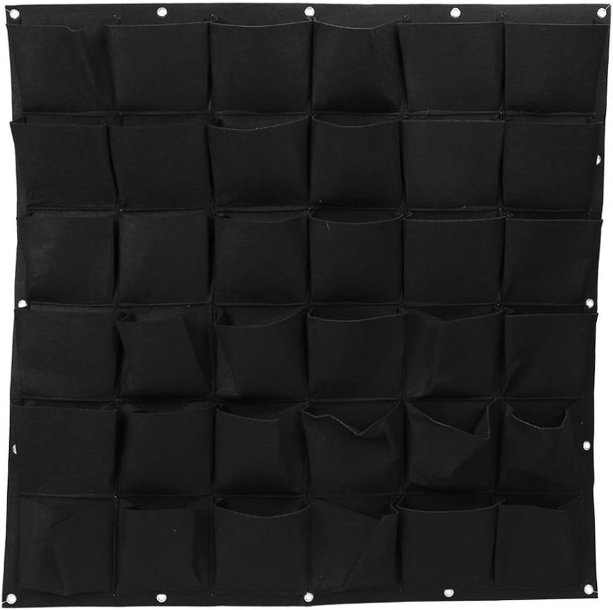 Ogrmar 36 Pockets Vertical Wall Garden Planter Plant Grow Bag for Flower Vegetable for Indoor/Outdoor (36 Pockets, Black)