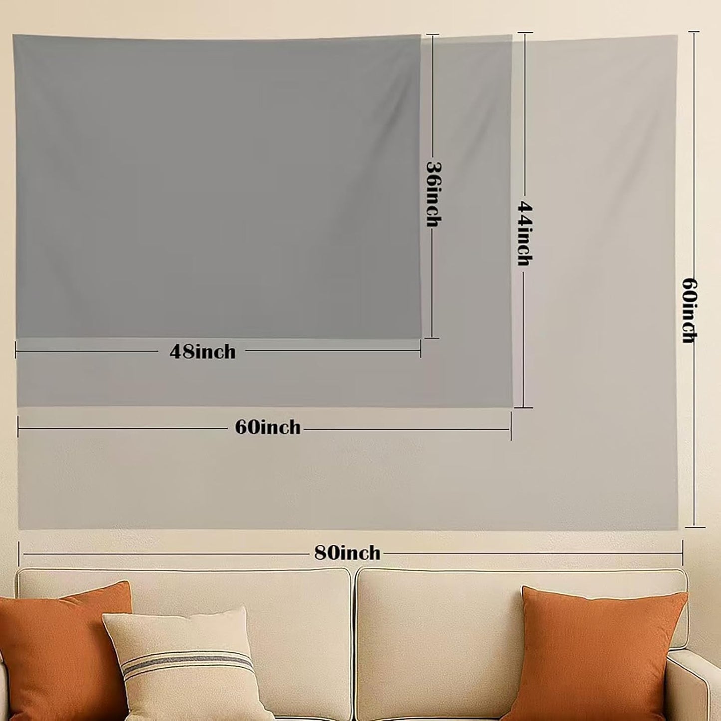 keowhsf Starry Night Mountain Lake Tapestry Black and White Tapestries Aesthetic Moon and Stars Wall Hanging Dark Nature Forest Tapestry for Bedroom Living Room Dorm Decor