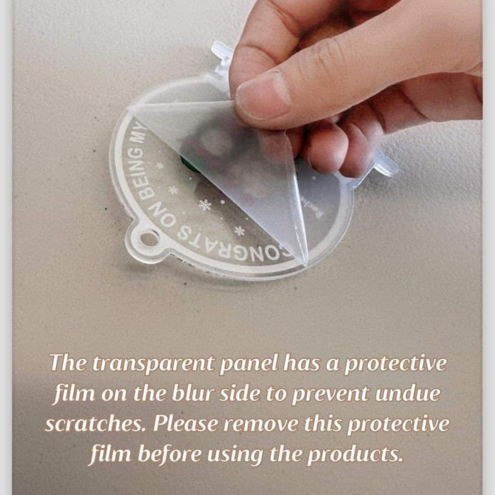 DOPTIKA Acrylic 2D Personalized Photo Ornament, Christmas Ornaments 2025, Birthday Gifts for Mom Dad, Family Ornament for Christmas Tree, Custom Photo Gifts for Family