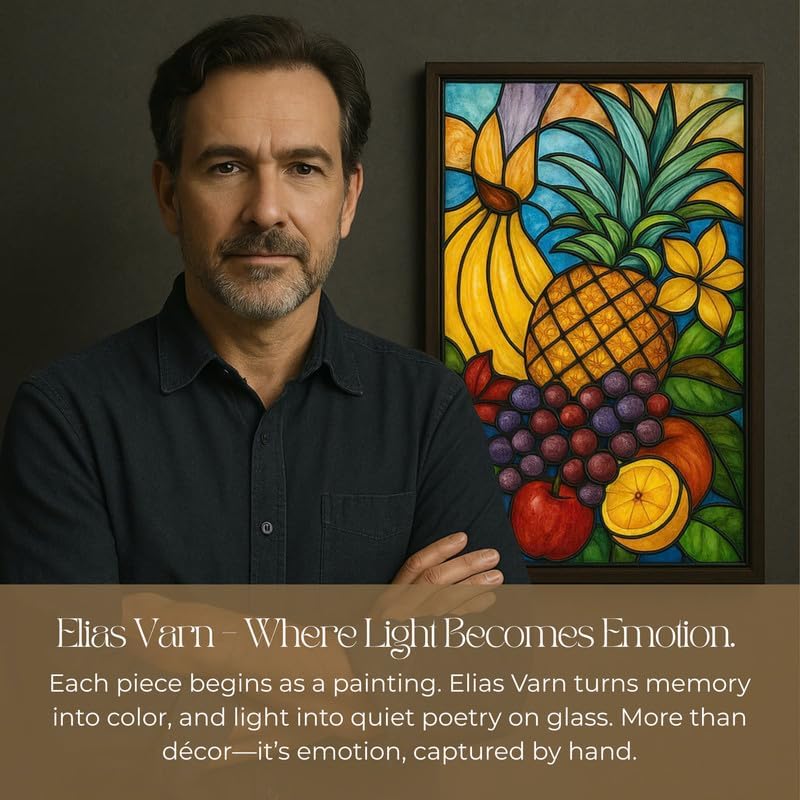 Rectangle Evil Eye Suncatcher Indoor/Outdoor Stained Glass Window Hanging Handmade Suncatchers Home Decor Garden Christmas Party Wedding Housewarming Gifts