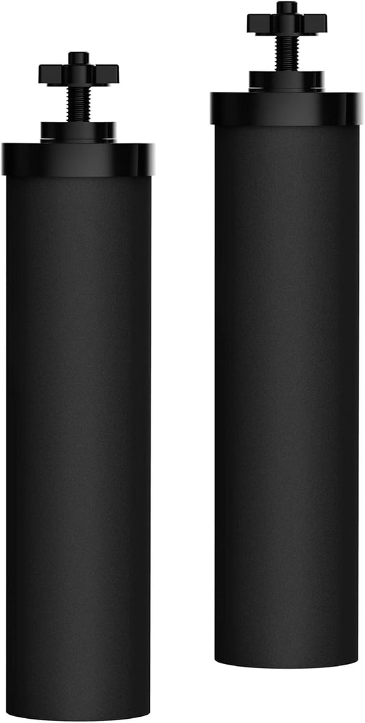 Waterdrop Upgrade NSF/ANSI 372 Certified Water Filter, Silver Ions Added, Replacement for Berkey® BB9-2® Black Filters, Berkey® Gravity Water Filter System and Waterdrop King Tank Series