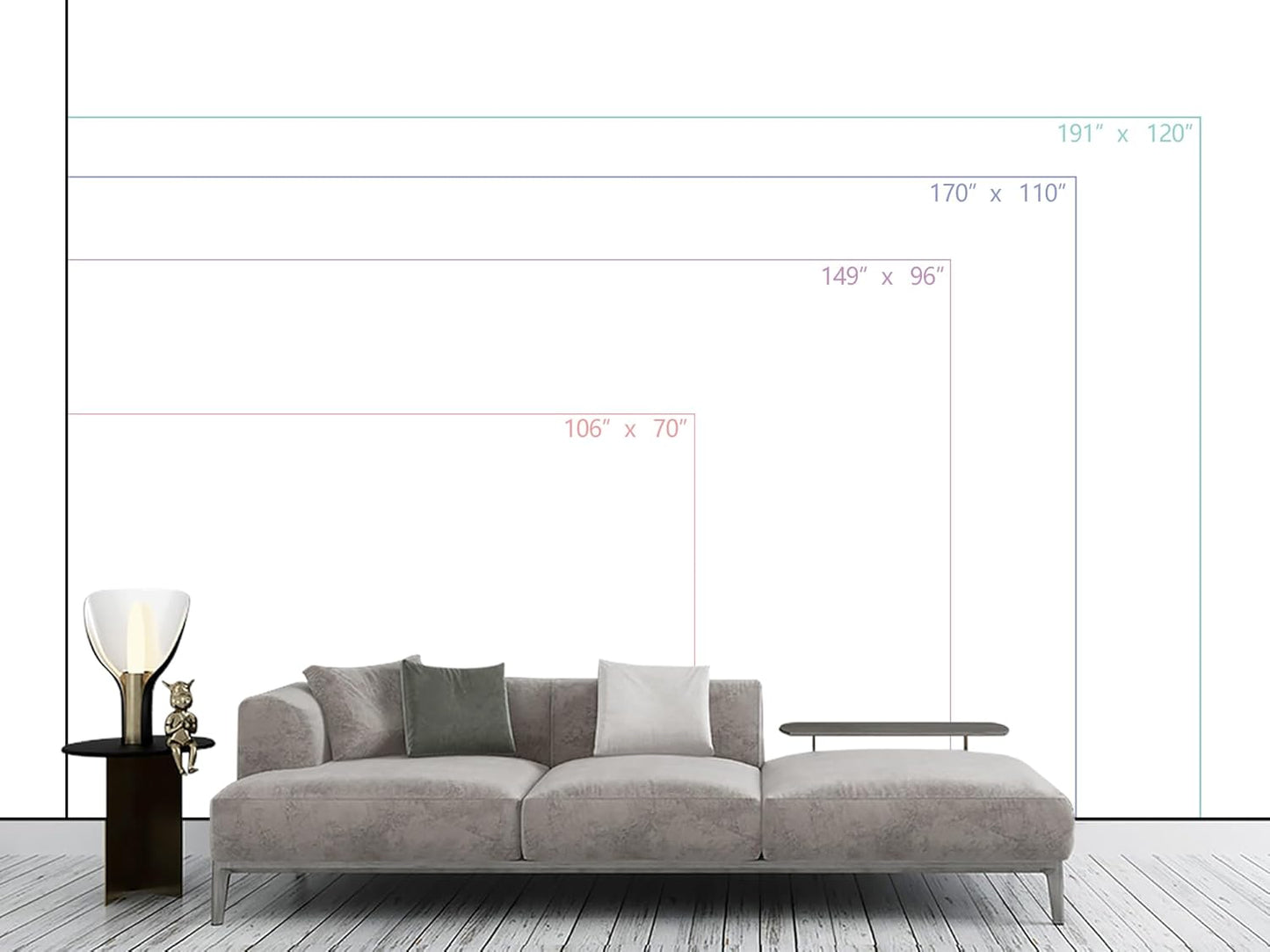 WFBHUA-Dark Floral Wallpaper Watercolor Pink and Blue Flower Wall Mural for Bedroom (Not Peel and Stick)