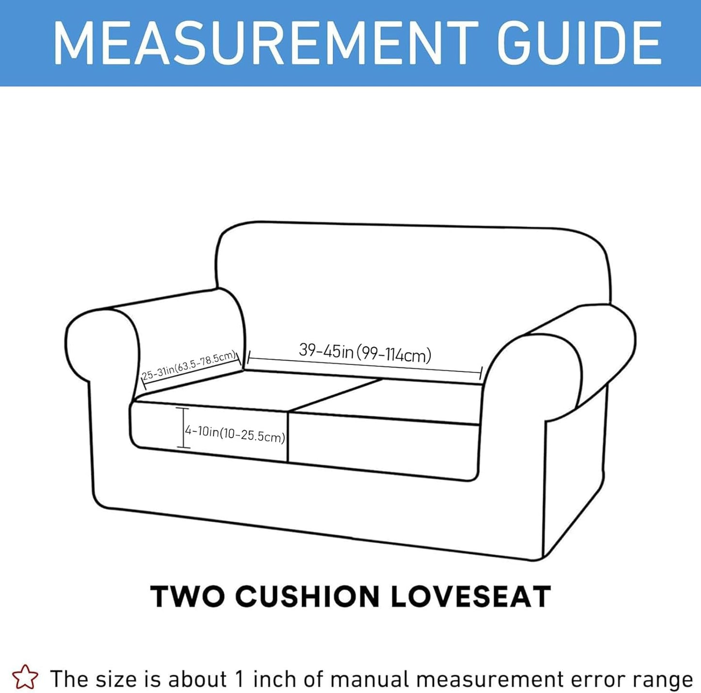 hyha Waterproof Couch Cushion Covers, Stretch Sofa Couch Seat Slipcover for Dog Washable, Non-Slip Waterproof Outdoor Cushion Covers for Patio Furniture Replacement (1 Piece for Medium, Bronze Green)