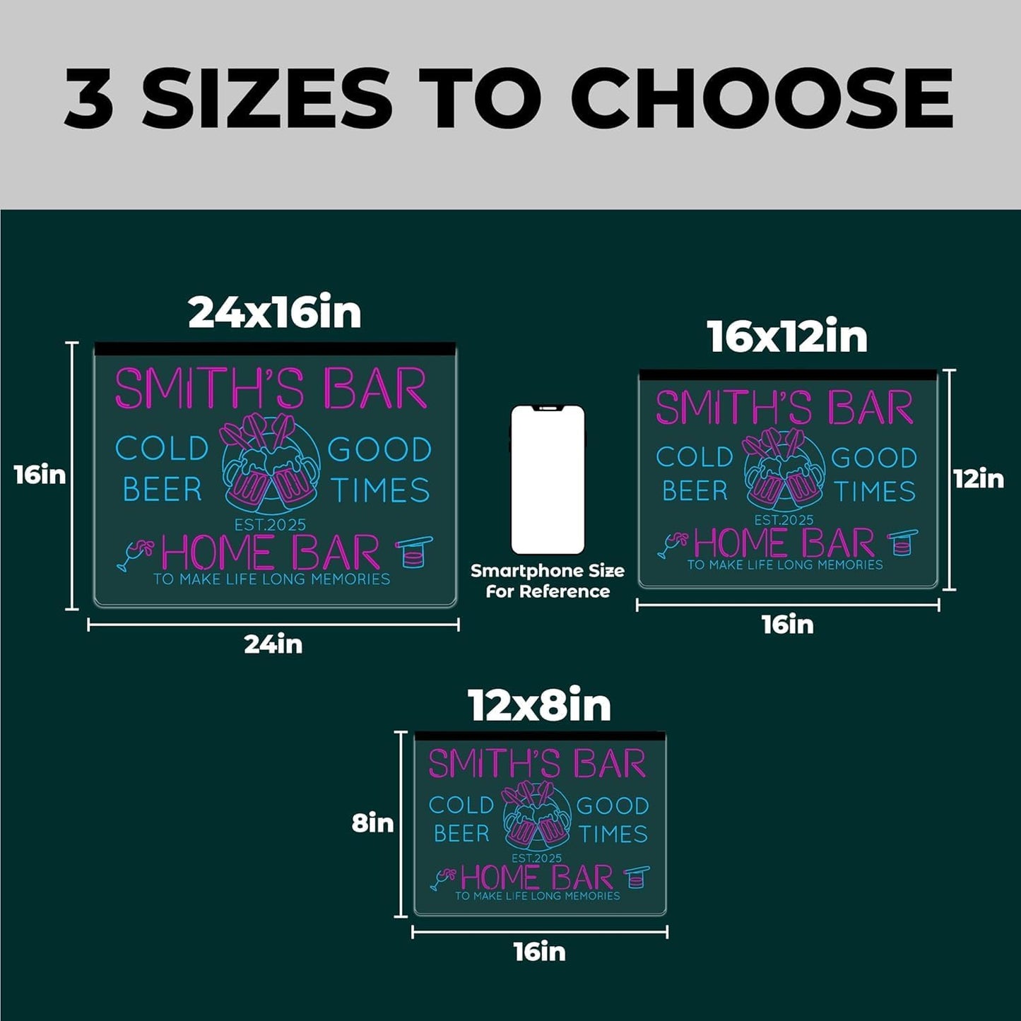 Personalized Pool Side Bar & Grill Neon Sign, Custom LED Light for Backyard Patio, Outdoor Bar Decor, Fun Gift for BBQ & Beer Lovers