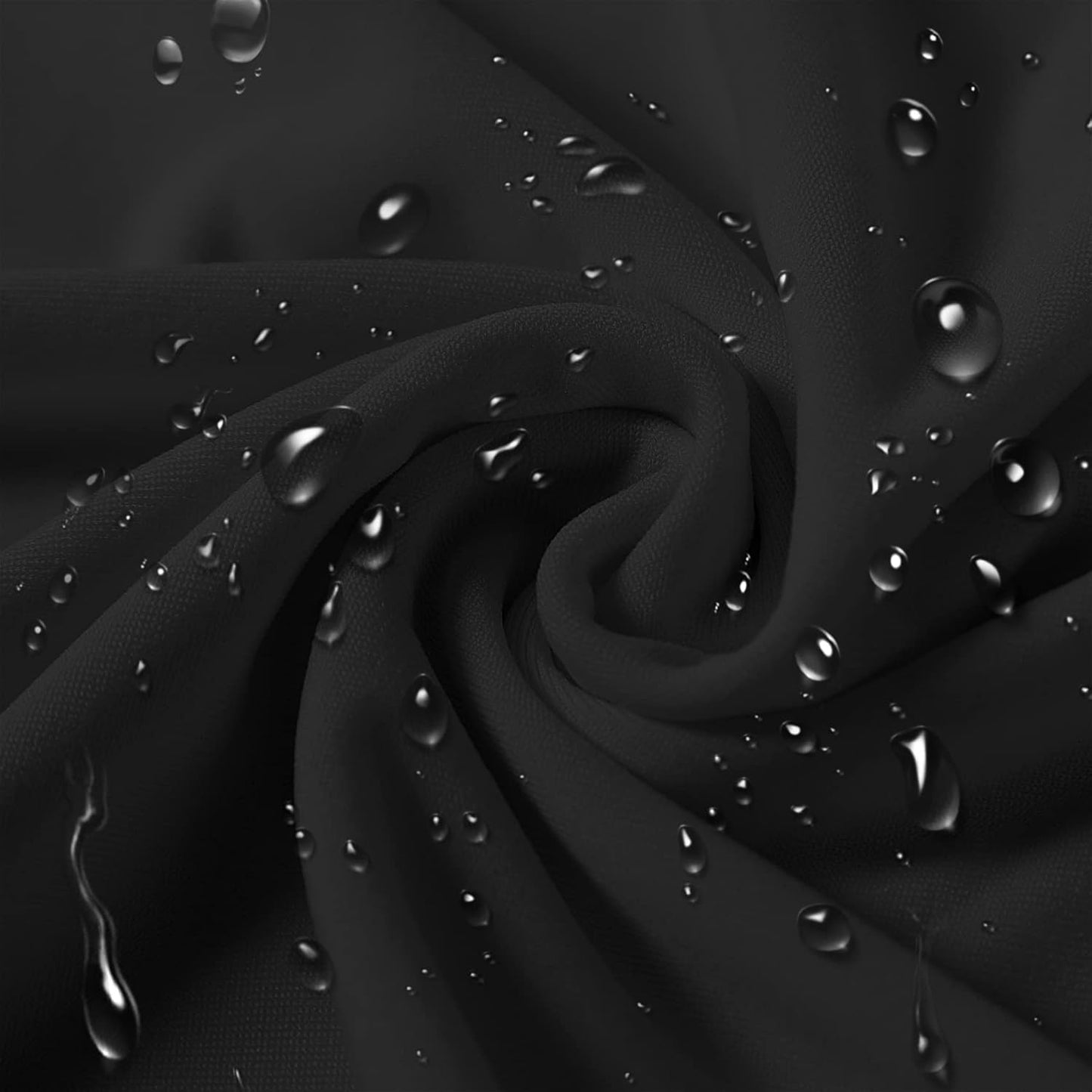 SUPERO Waterproof Chair Cover (50PCS), Stretch Spandex Polyester, Universal Fit, Protector for Dining, Outdoor, Party, Banquet, Wedding Event, Hotel, Black