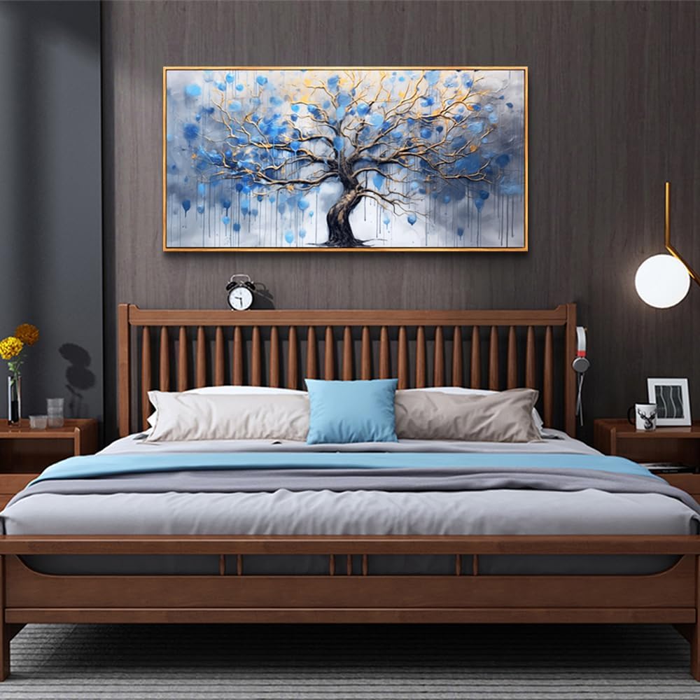 hyidecorart Wood Framed Canvas Wall Art For Living Room Large Wall Decor For Bedroom Modern Office Decor Black and White Inspiration Painting Prints Artwork Hang Abstract Pictures Home Decoration