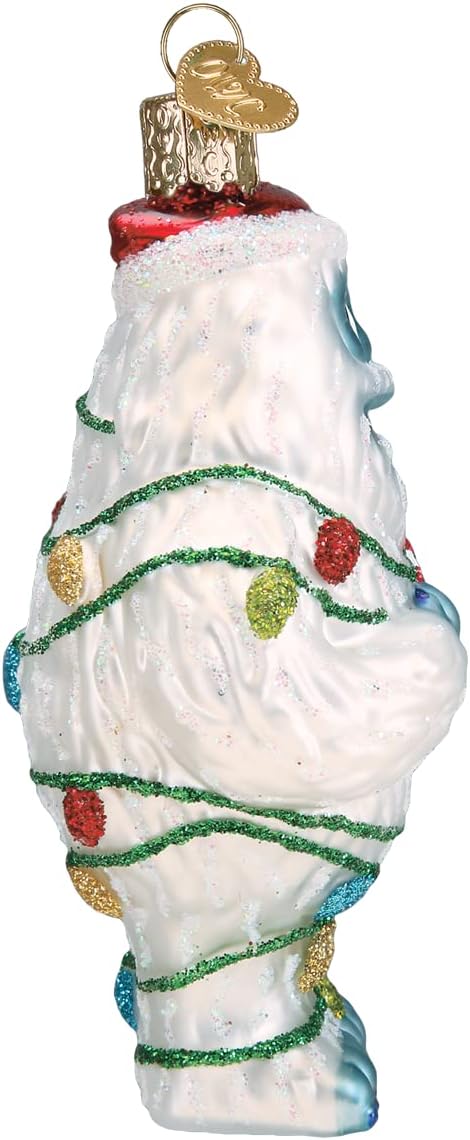 Old World Christmas Rudolph The Red-Nosed Reindeer Bumble Glass Blown Ornament for Christmas Tree