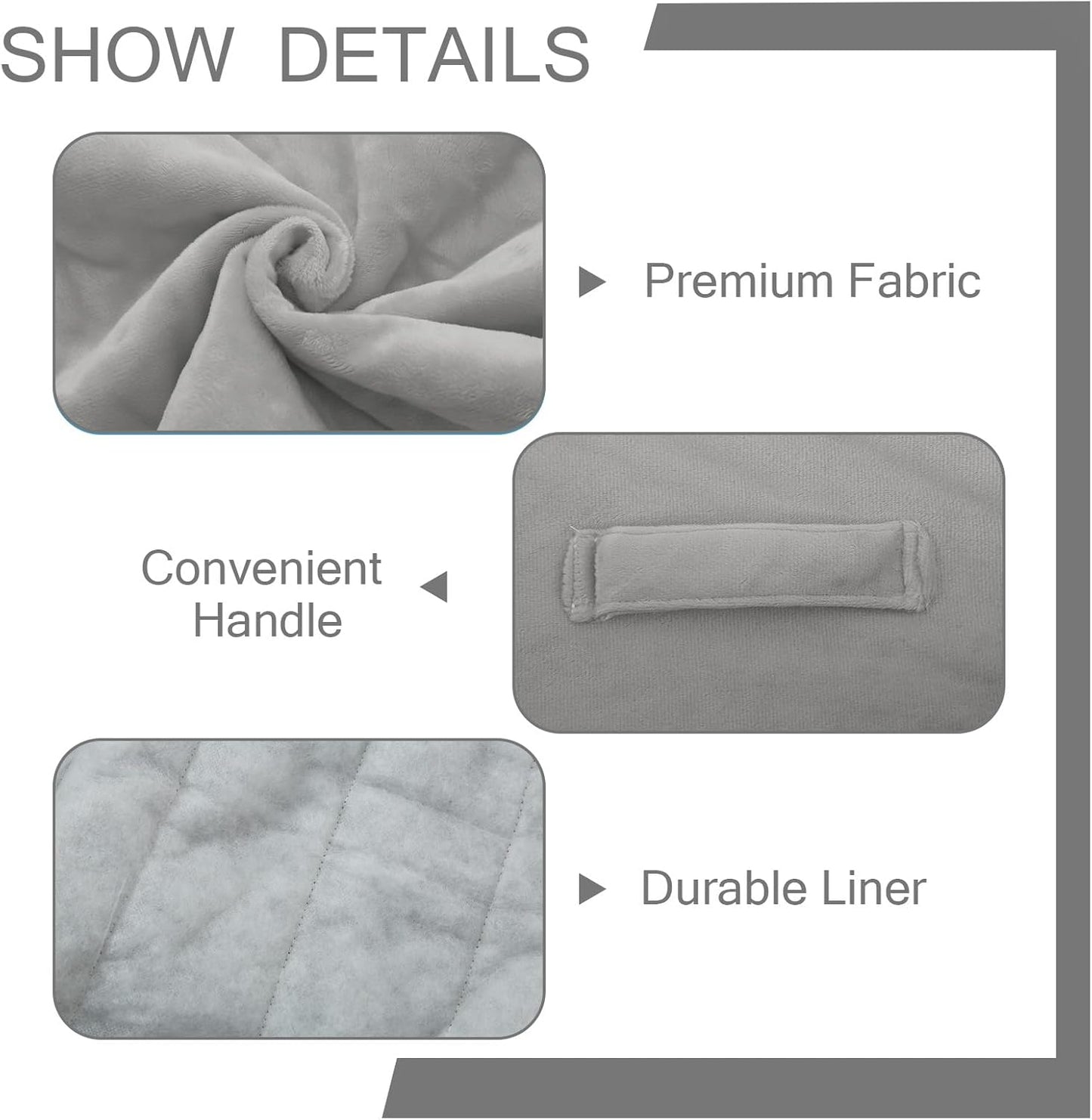 MeMoreCool Round Stuffed Pouf Ottoman Foot Rest, Floor Pouf Foot Stool with Soft Foam Chunk Filling, Small Round Ottoman Footstool Circle Footrest for Living Room, Light Grey