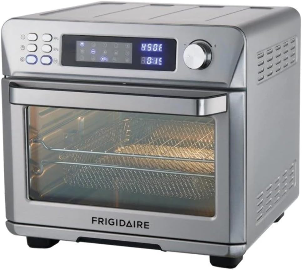 Air Fryer Oven, Digital, 26 Quart 10-in-1 Countertop Toaster Oven & Air Fryer Combo - Grill, Rotisserie, Dehydrator, Pizza Oven, & More, Stainless Steel