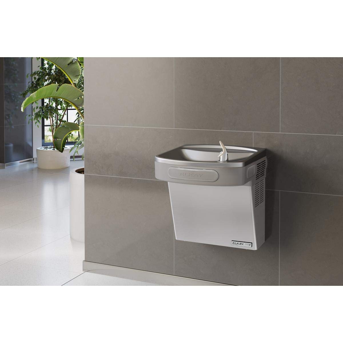 Elkay LZSG8S Wall Mount Single Filtered Drinking Fountain - Stainless Steel
