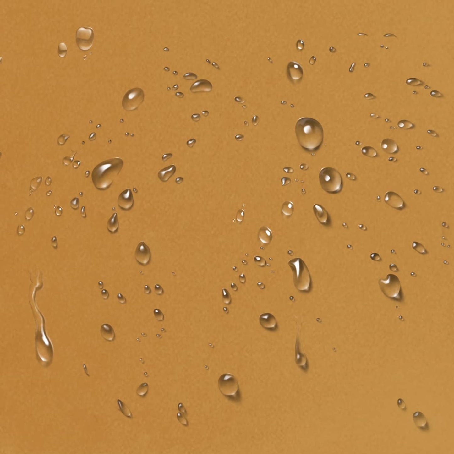 SuperO Waterproof Spandex Table Cover for 4FT Table Universal Fitted Stretch Tablecloth for Party, Banquet, Wedding and Events-Gold