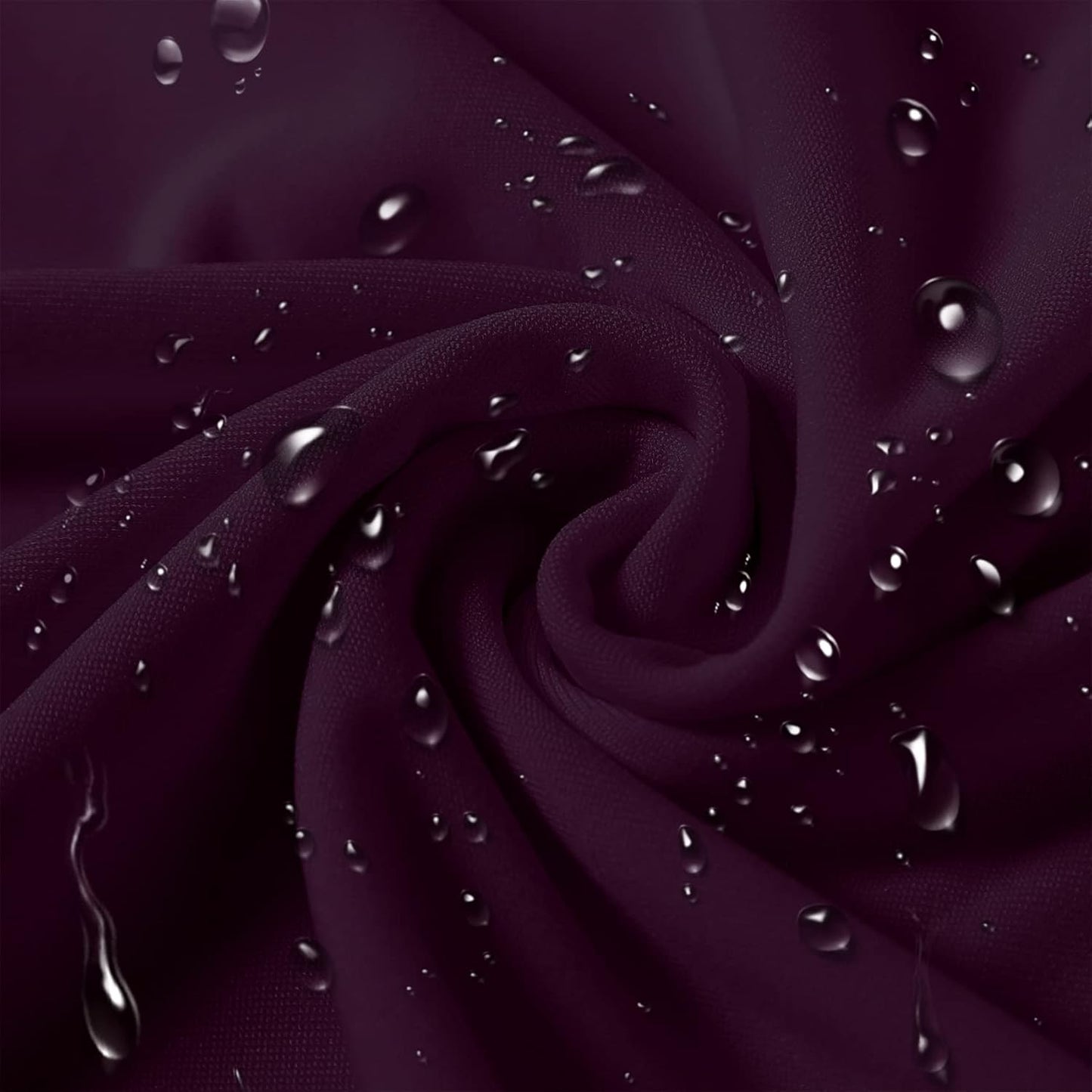 SUPERO Waterproof Spandex Chair Cover 12PCS, Stretch Dining Chair Covers, Polyester Outdoor Chair Covers, Protector Stretch Chair Cover for Party Universal, Banquet, Wedding Event, Hotel(Eggplant)