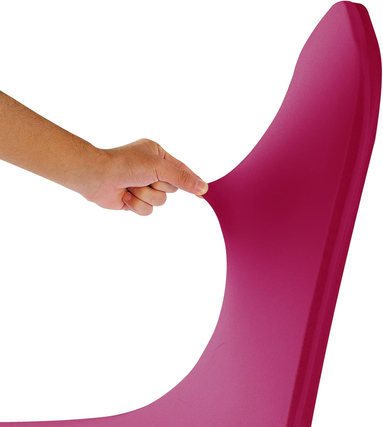 Spandex Chair Covers, 25PCS, Washable Protector for Living Room, Party, Banquet, Wedding, Hotel (Fuchsia)