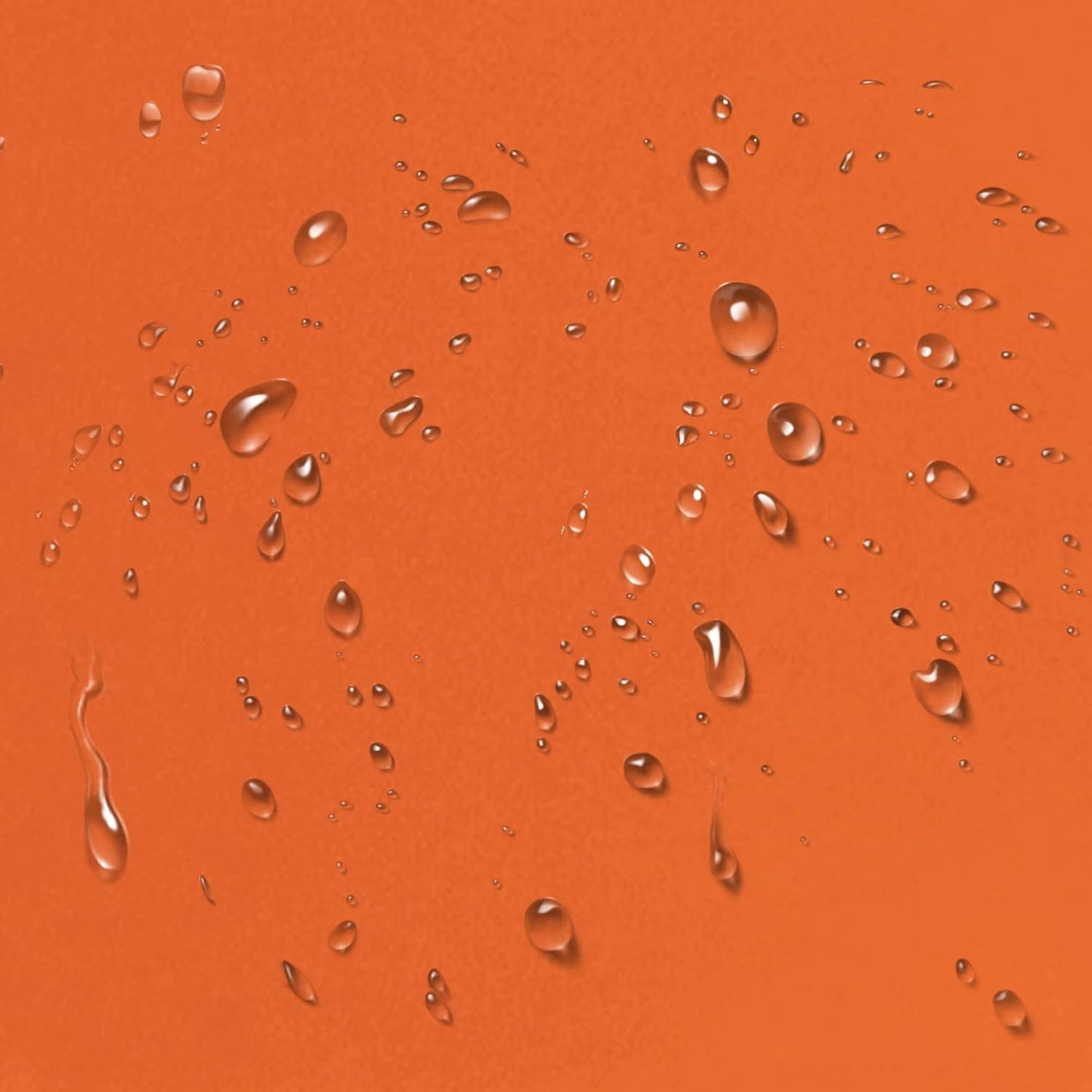 SuperO Waterproof Spandex Table Cover for 6FT Table Universal Fitted Stretch Tablecloth for Party, Banquet, Wedding and Events-Orange