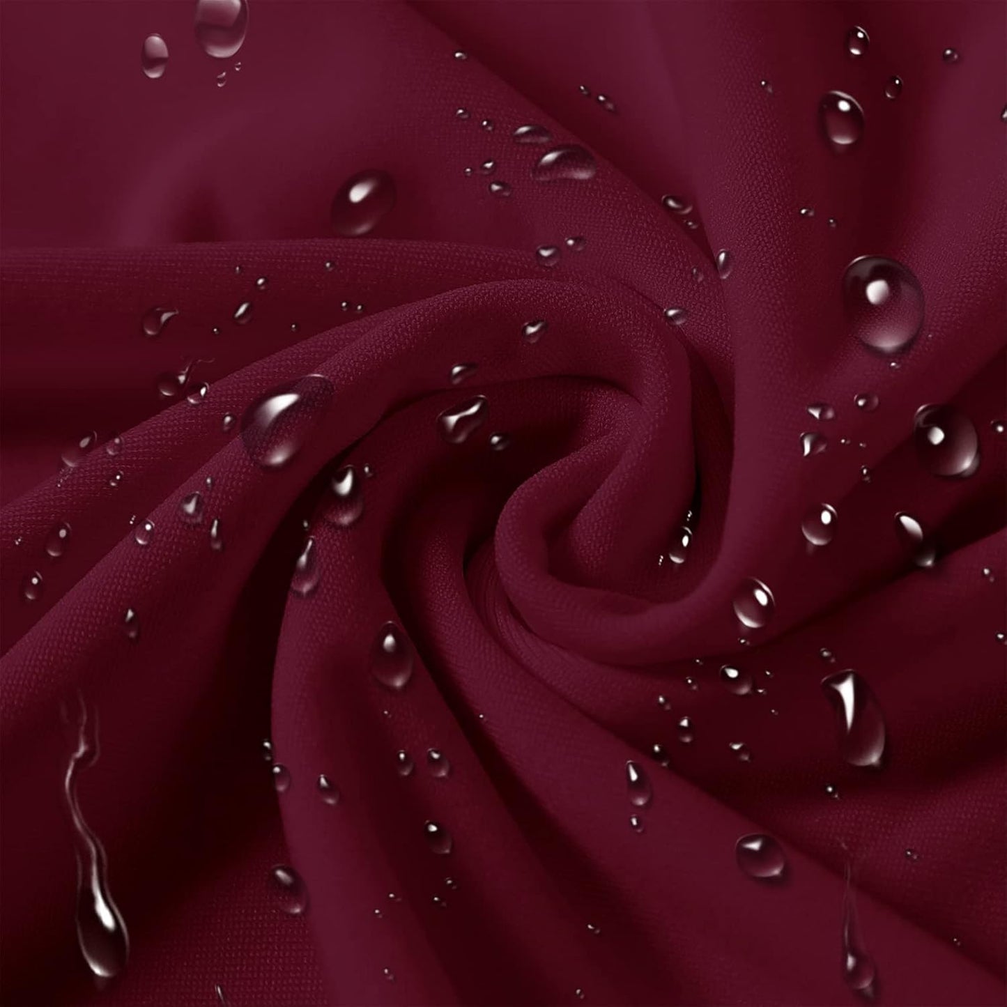 SUPERO Waterproof Spandex Chair Cover 25PCS, Stretch Dining Chair Covers, Polyester Outdoor Chair Covers, Protector Stretch Chair Cover for Party Universal, Banquet, Wedding Event, Hotel(Burgundy)