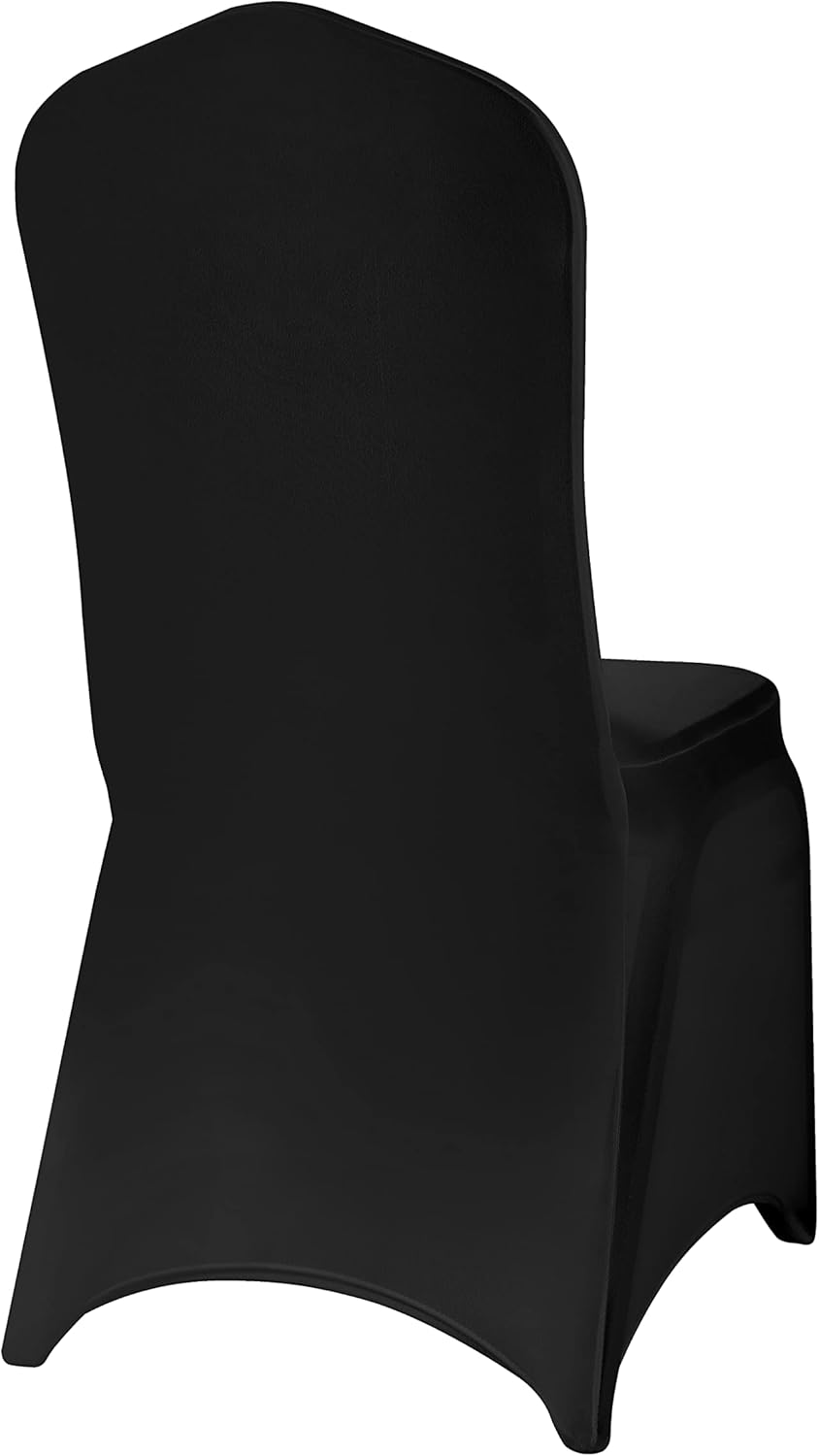 Spandex Chair Covers, 25PCS, Washable Protector for Living Room, Party, Banquet, Wedding, Hotel (Black)