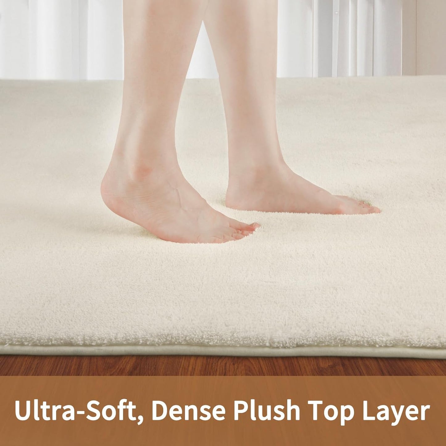 Sour Lemon 9x12 Area Rugs for Living Room, Soft Large Area Rug Fluffy Rugs for Bedroom，Machine Washable Area Rug Non Slip Carpet Rug for Living Room Playroom Kids Room Home Decor