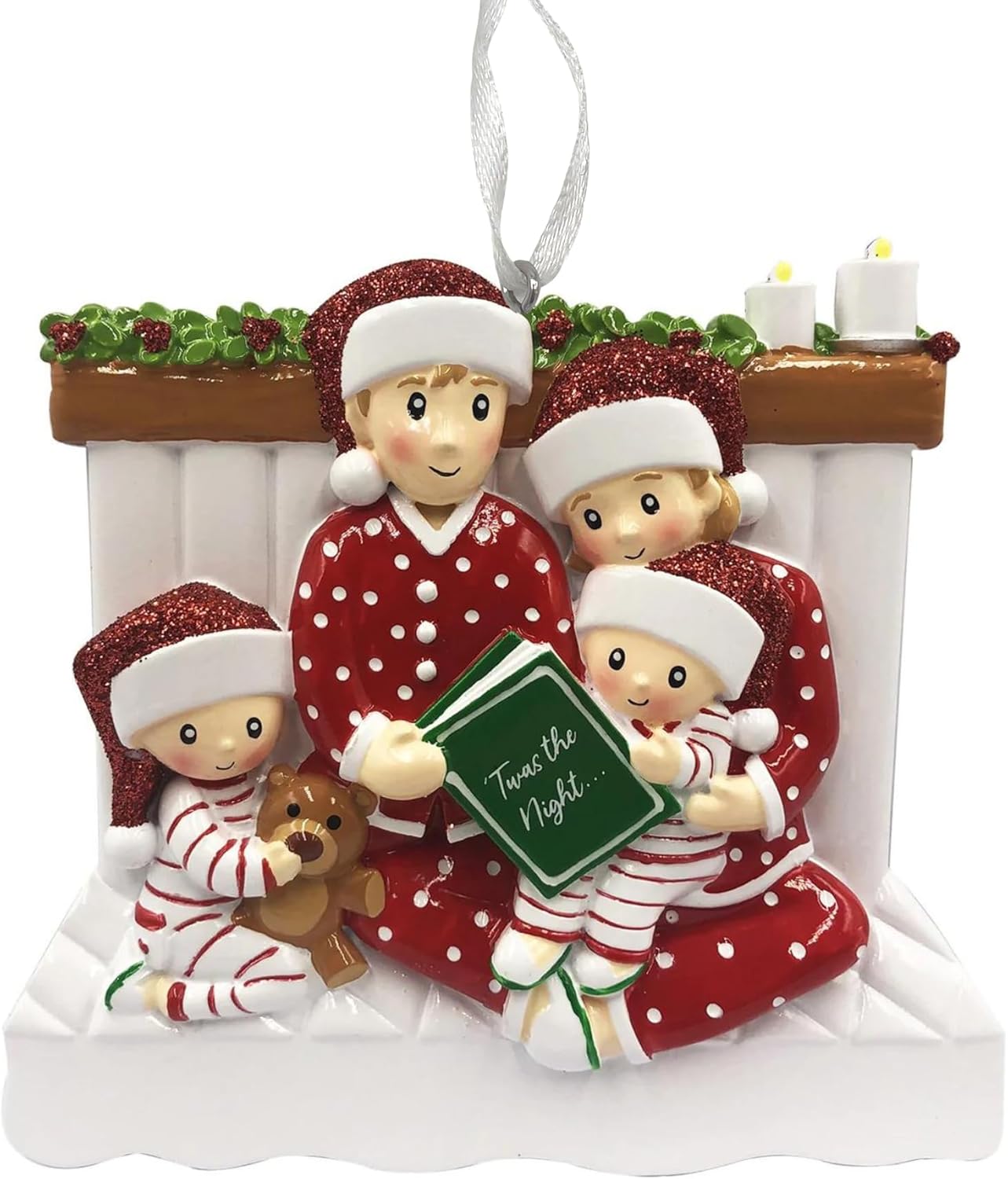 2025 Family Christmas Ornament – Personalized Ornament for Families – Custom Family Ornament – Holiday Tree Decoration Keepsake Gift (Family of 4)