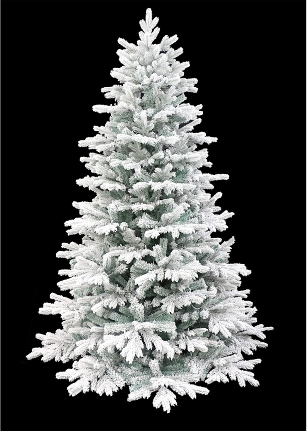 5 Foot Pre-lit Snow Angel Blue Spruce Flocked Artificial Christmas Tree (5ft Pre-lit)