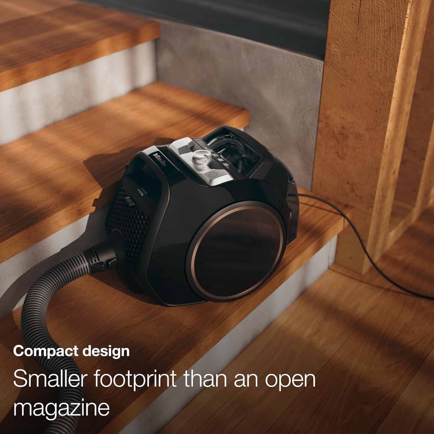 Miele Boost CX1 PowerLine SNRF0 Bagless Canister Vacuum Cleaner in Lotus White, Compact