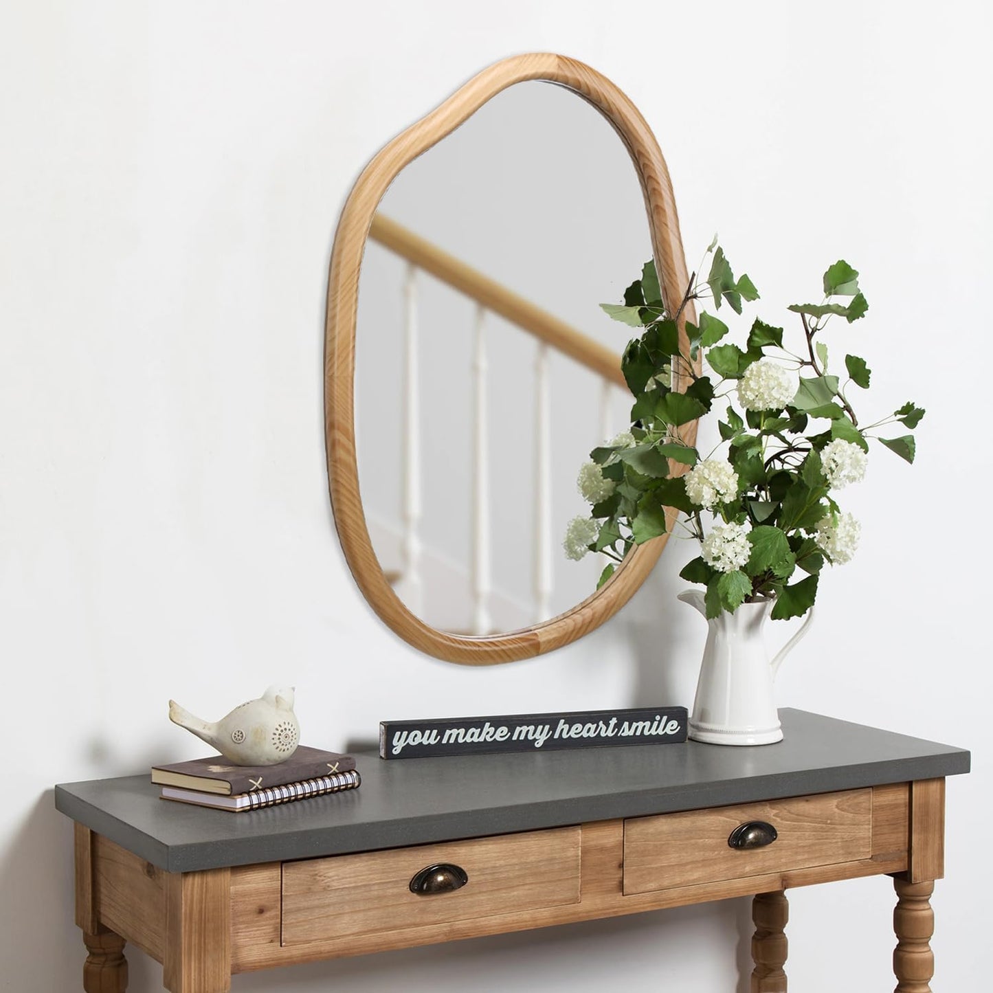 Irregular Mirror for Bathroom Vanity & Wall Decor - Asymmetrical Wall Mirror