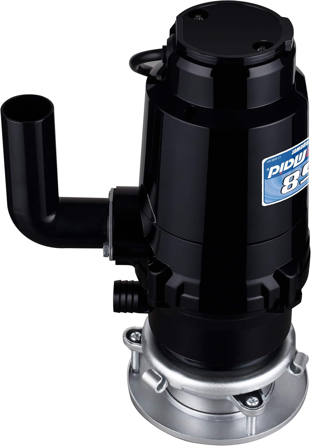 Waste Maid 10-US-WM-058-3B Garbage Disposal Anti-Jam Stainless Steel Food Waste Grinding System, 1/2 HP Economy, Black