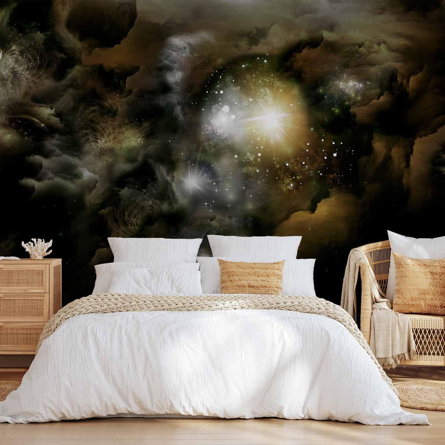 artgeist Wall Mural Cosmos Galaxy 197x138 in - XXL Non-Woven Wallpaper Fleece Wall Decor Photo Print Picture Image Design Home n-A-0027-a-b