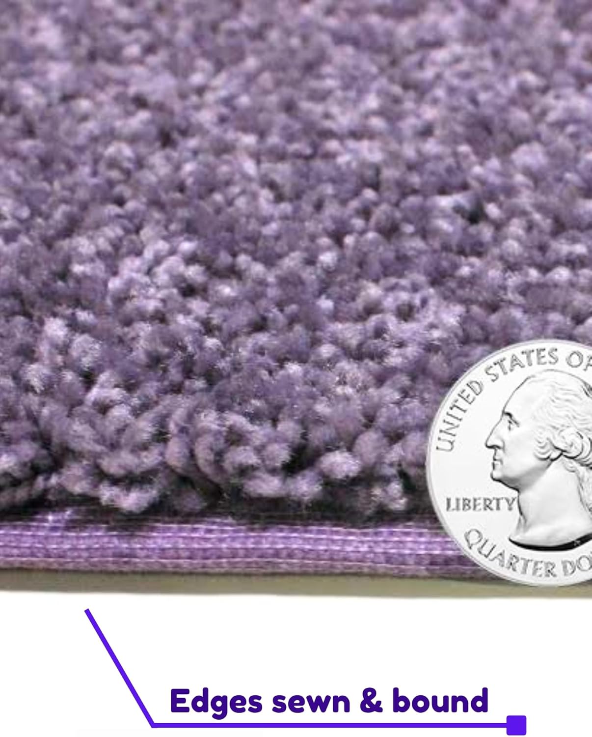 KOECKRITZ Soft and Colorful Kids Classroom Area Rugs (Passes Flammability Pill Test) Many Sizes and Bright Colors to Select from (10' Round, Lavender)